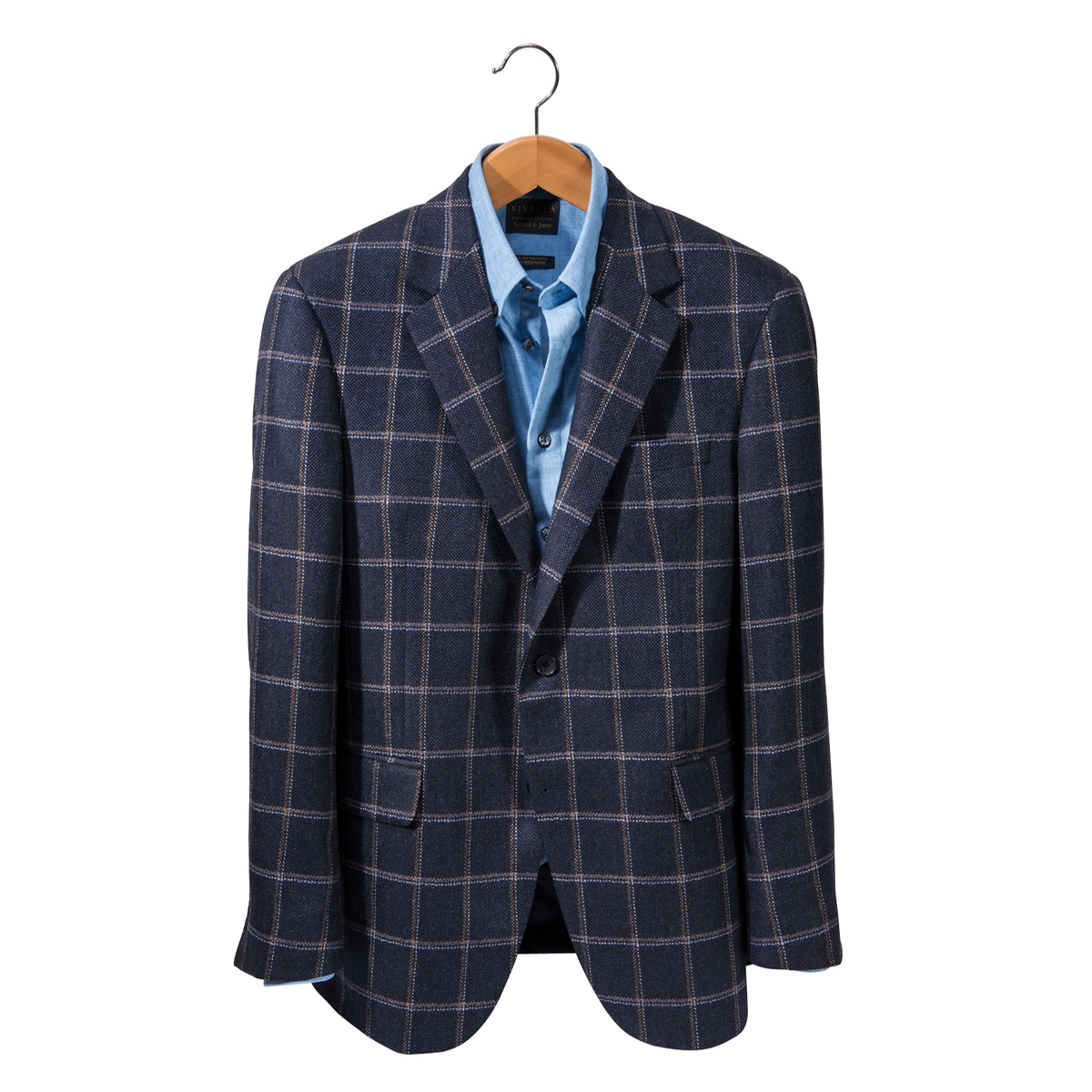 Belvedere Windowpane Sport Coat