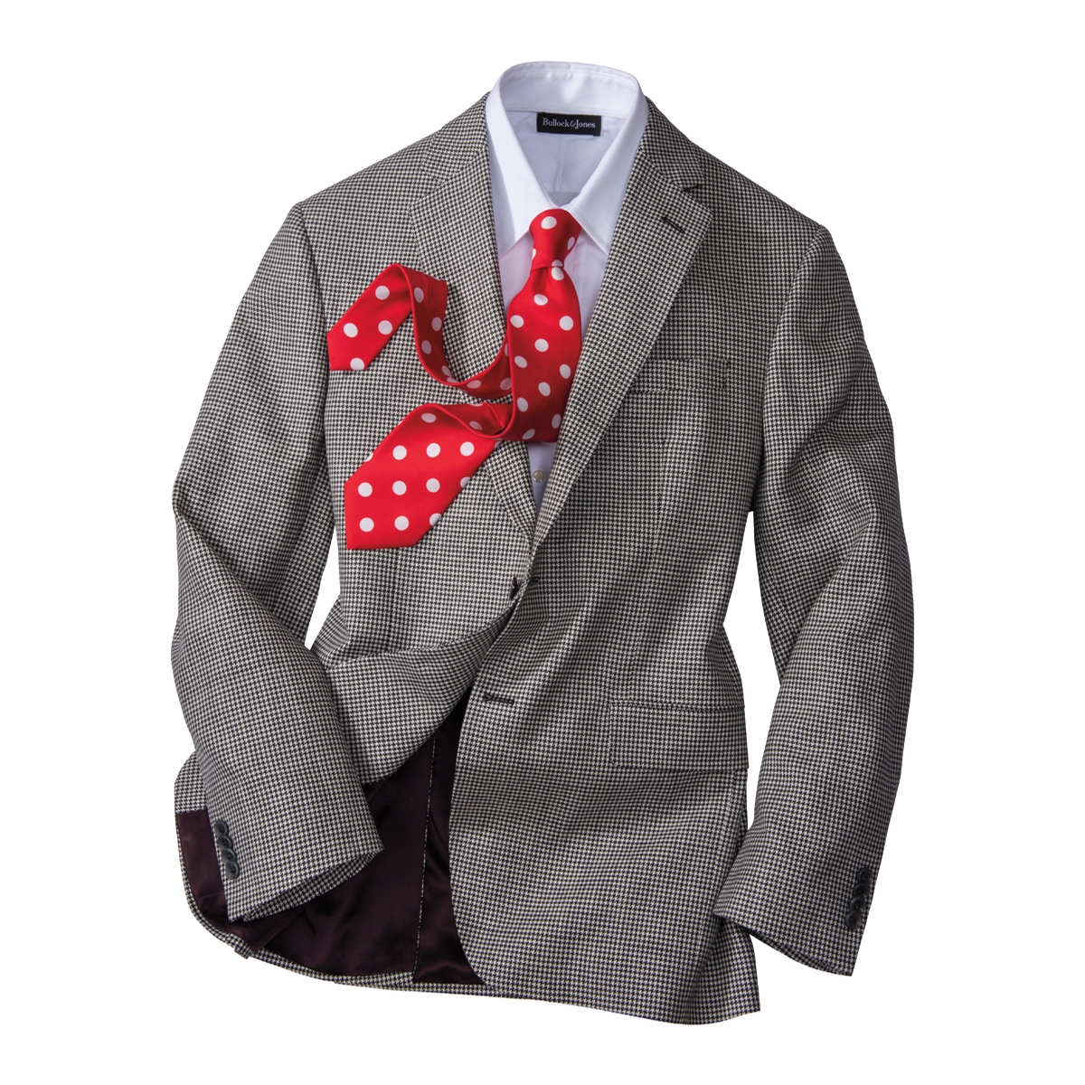 Mens Houndstooth Sport Coat Bullock & Jones