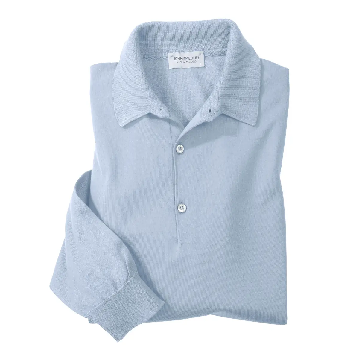 JOHN SMEDLEY SEA COTTON POLO エクリュ John Smedley Adrian Slim Fit Sea Island Polo Parchment at