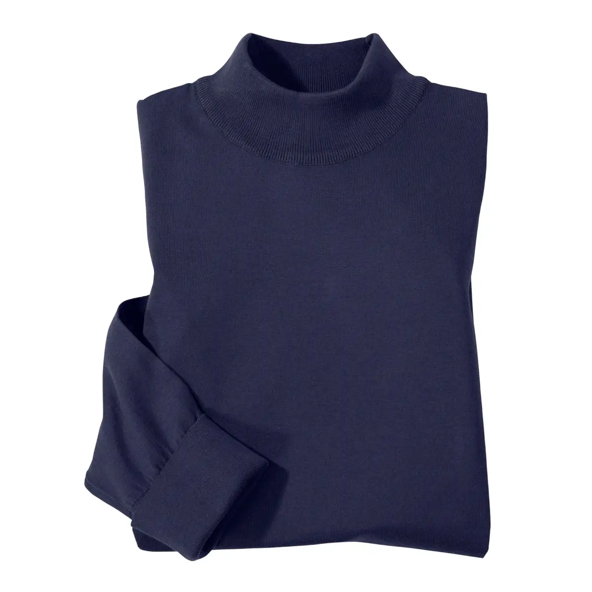 Oakdale Sea Island Cotton Mock-Turtlenecks - Bullock & Jones