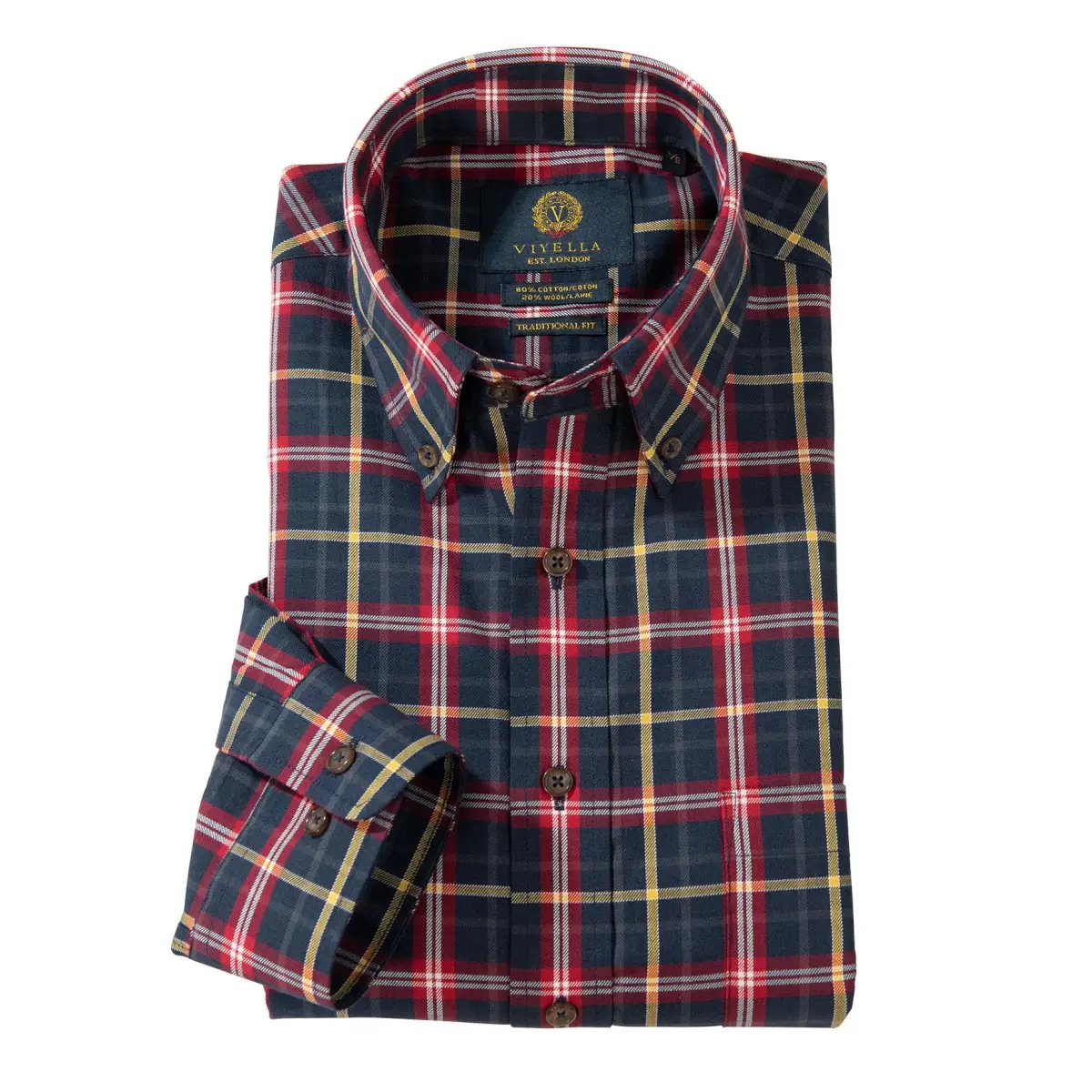Patterson Windowpane Viyella Sport Shirt | Bullock & Jones