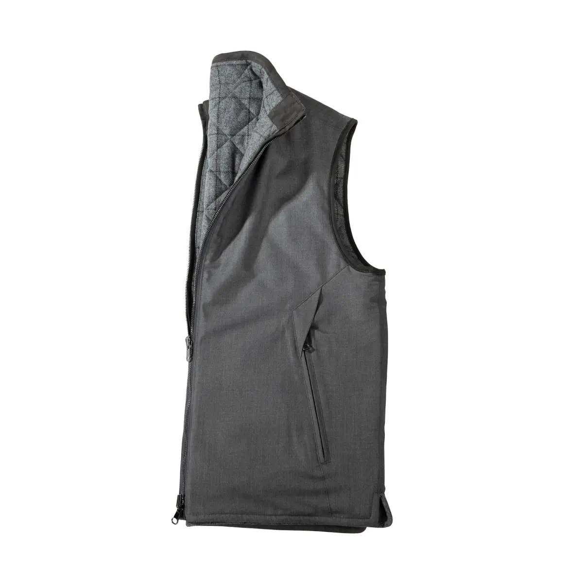 トップス reversible vest GRAY Renzo Reversible Vest | Bullock & Jones