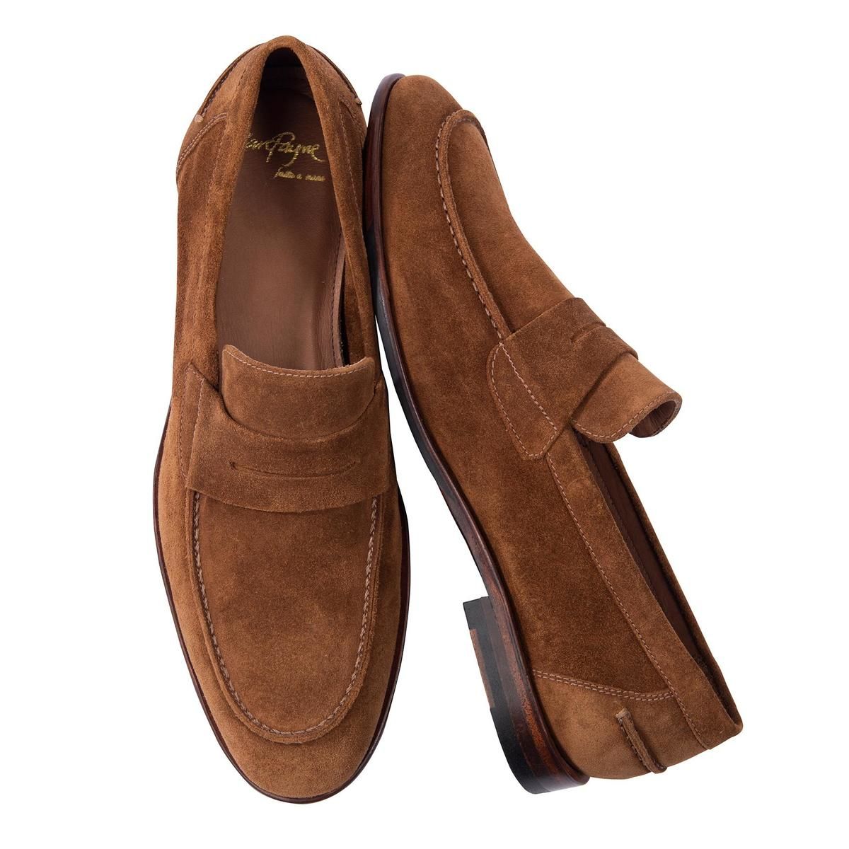 Rowley Suede Leather Penny Loafers main image 1