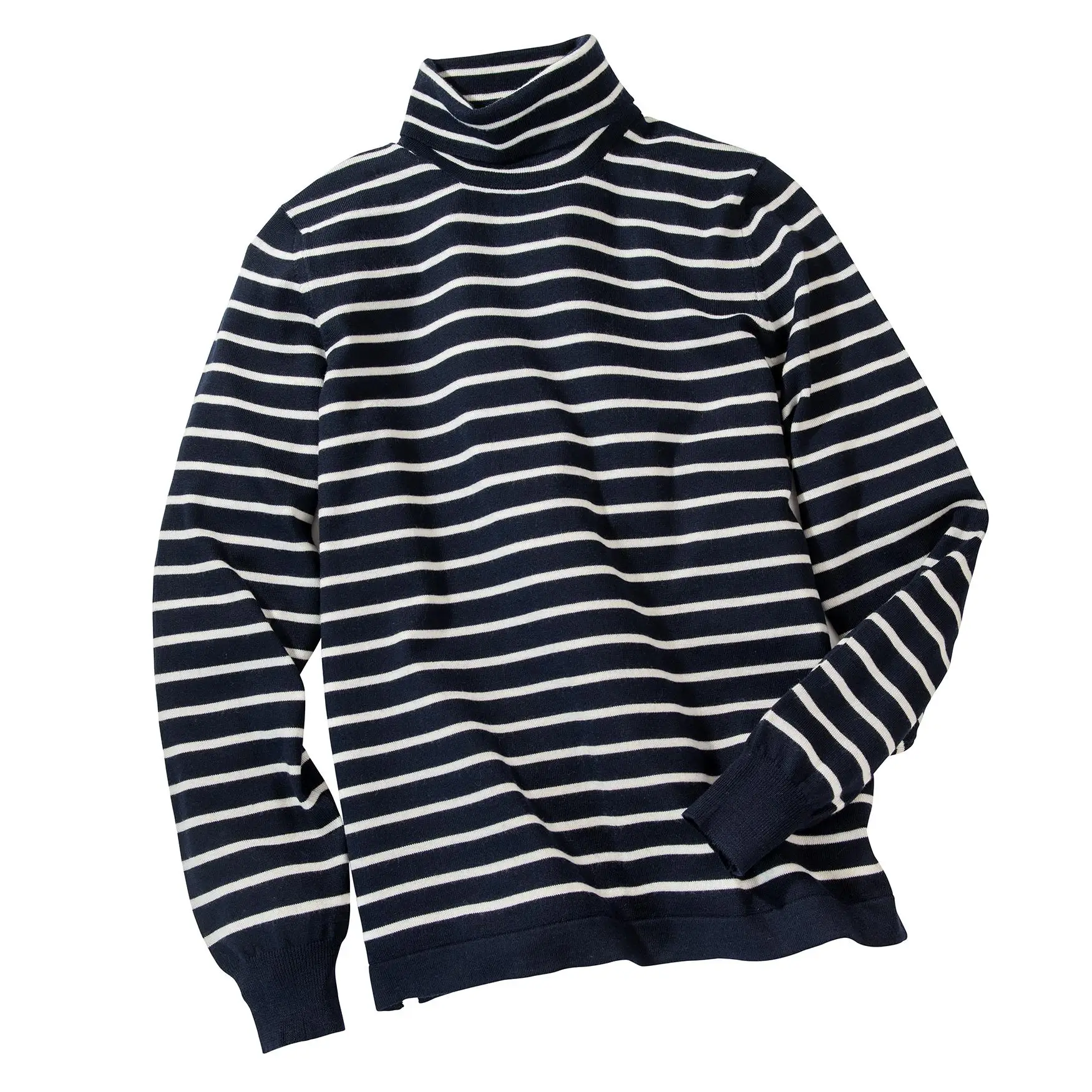 Enrico Stripe Turtleneck | Bullock & Jones