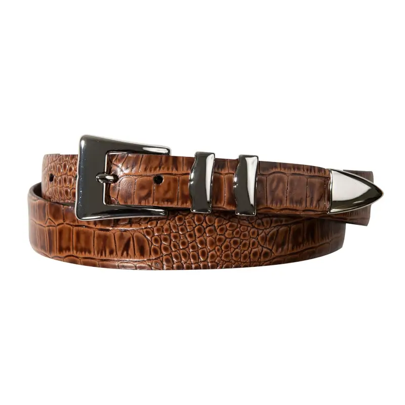 alligator-embossed-tapered-