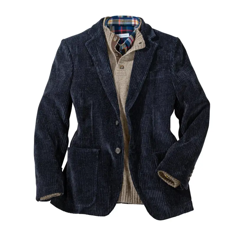 Pcjorma Long Corduroy Jacket Greige Detail Hot Fudge main image 1