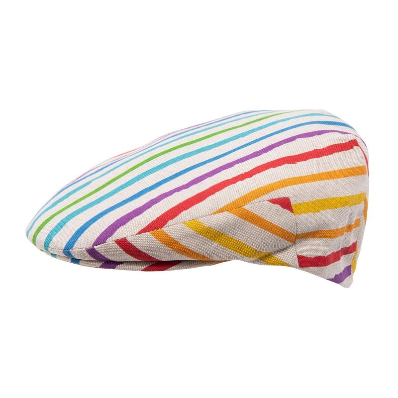 Multicolor Stripe Cotton Touring Cap