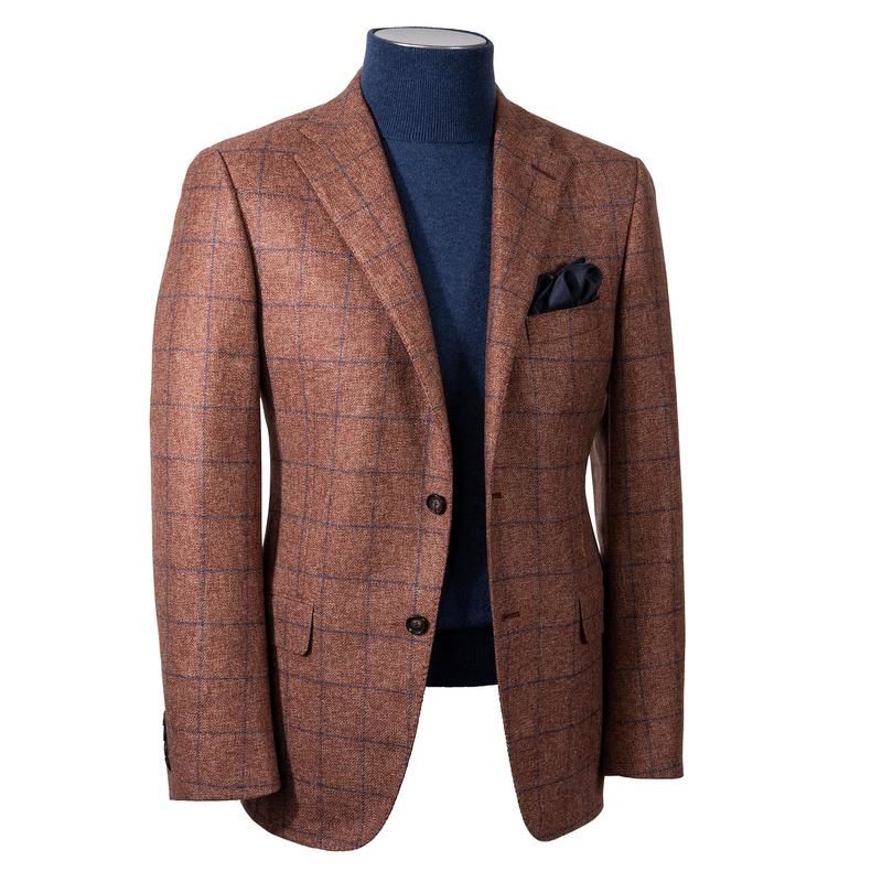'SCOTT' WINDOWPANE WOOL SPORT COAT