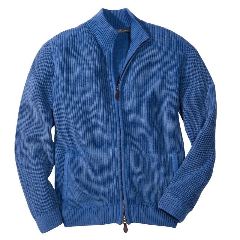 Solano Cotton Ribbed Zip Cardigans