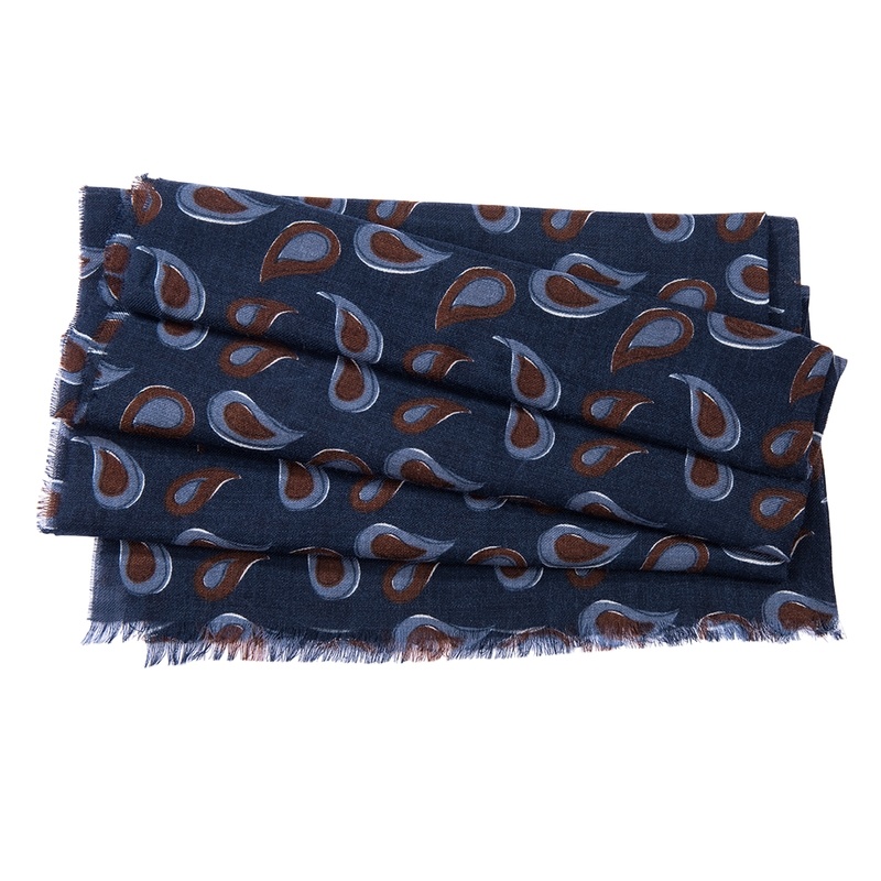wool challis shawl