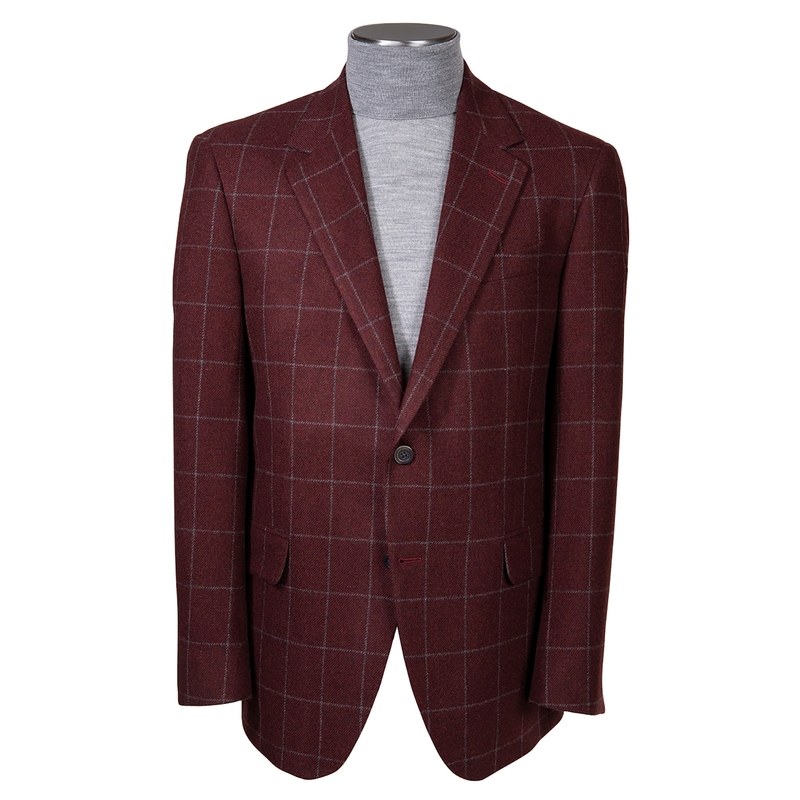 Stevens Windowpane Sport Coat Bullock & Jones